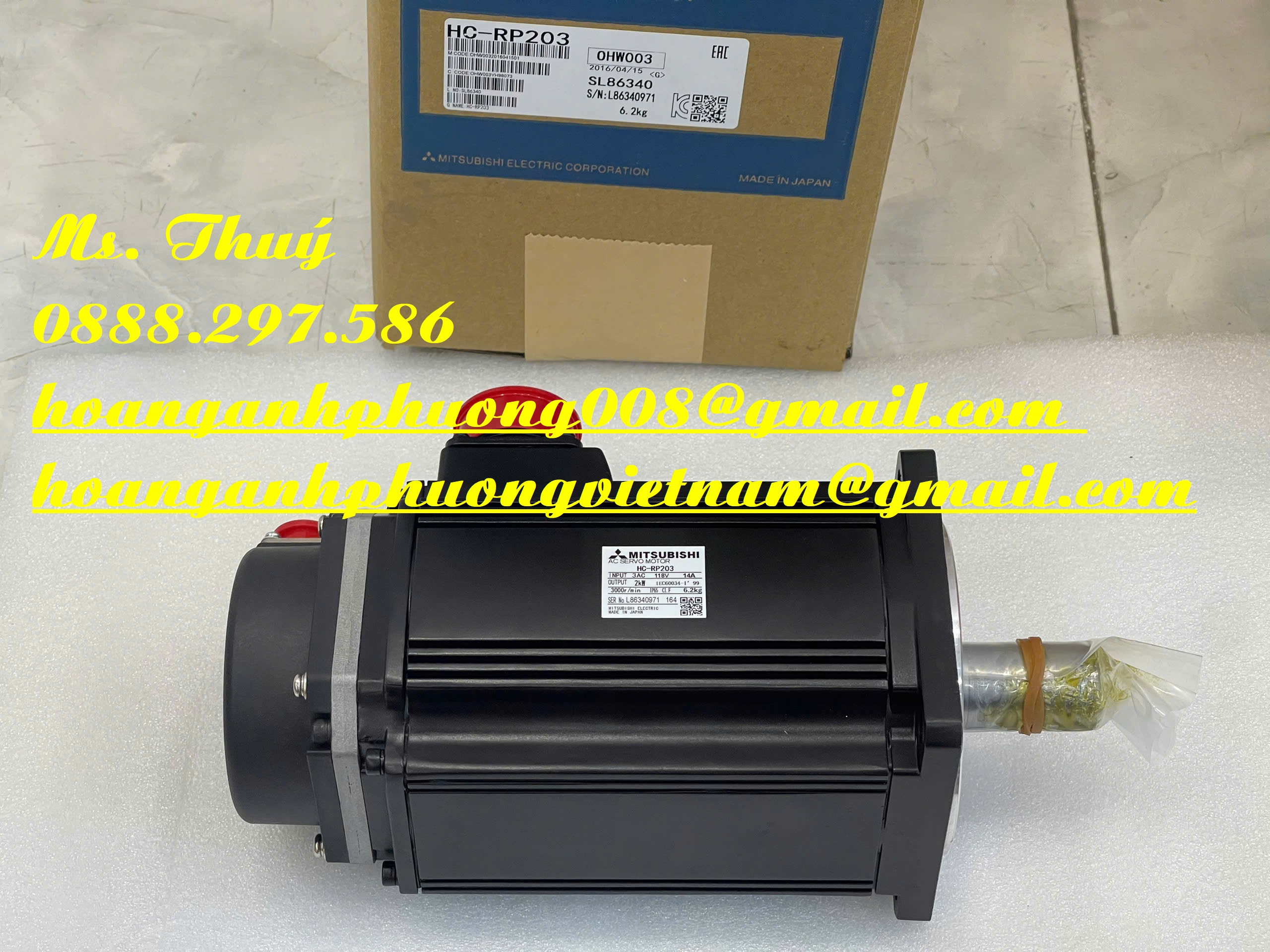 Servo motor HC-RP203 Mitsubishi - Hàng Nhật chất lượng cao