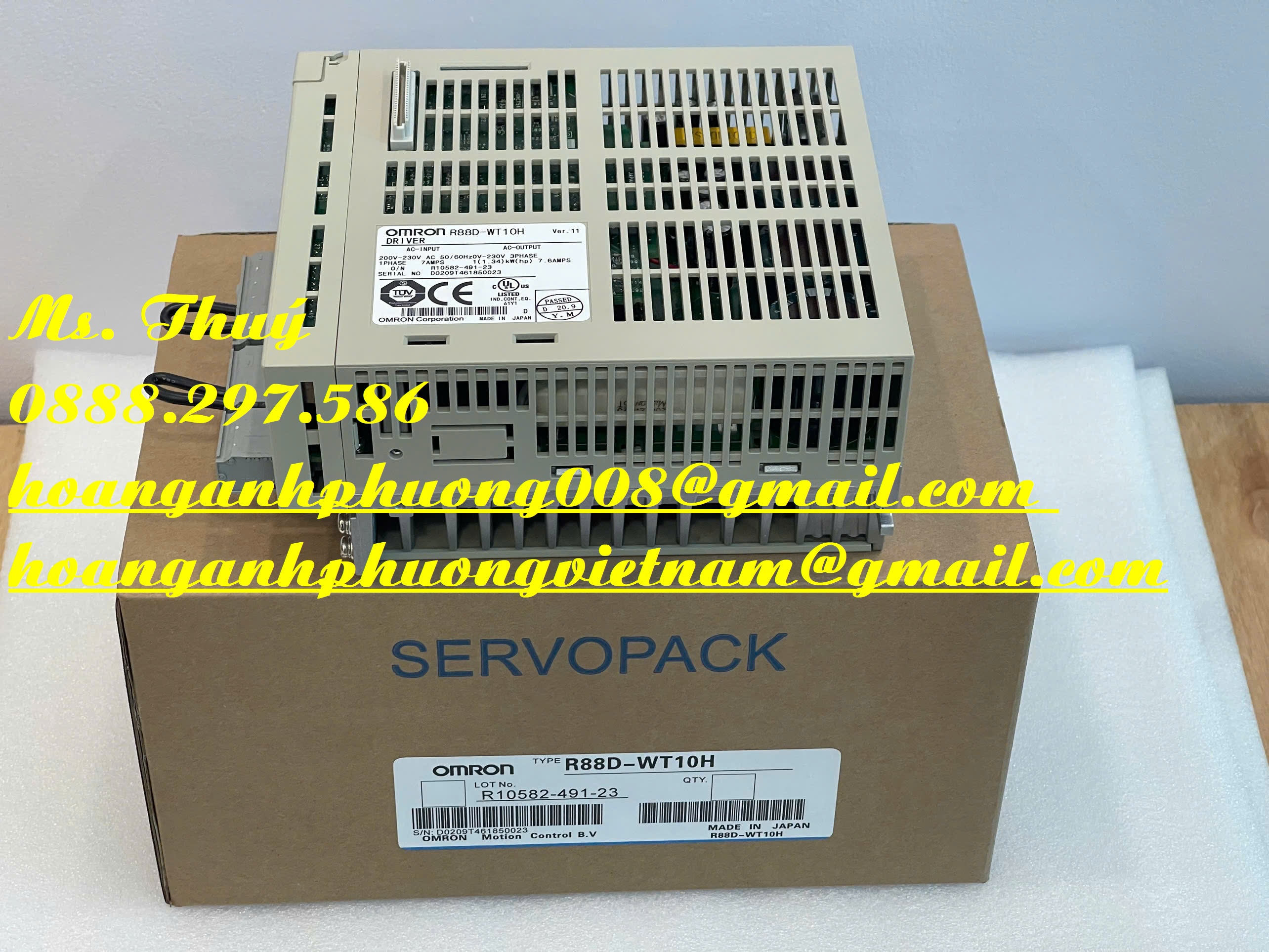 Omron R88D-WT10H - Bộ điều khiển - Hàng nhập giá tốt