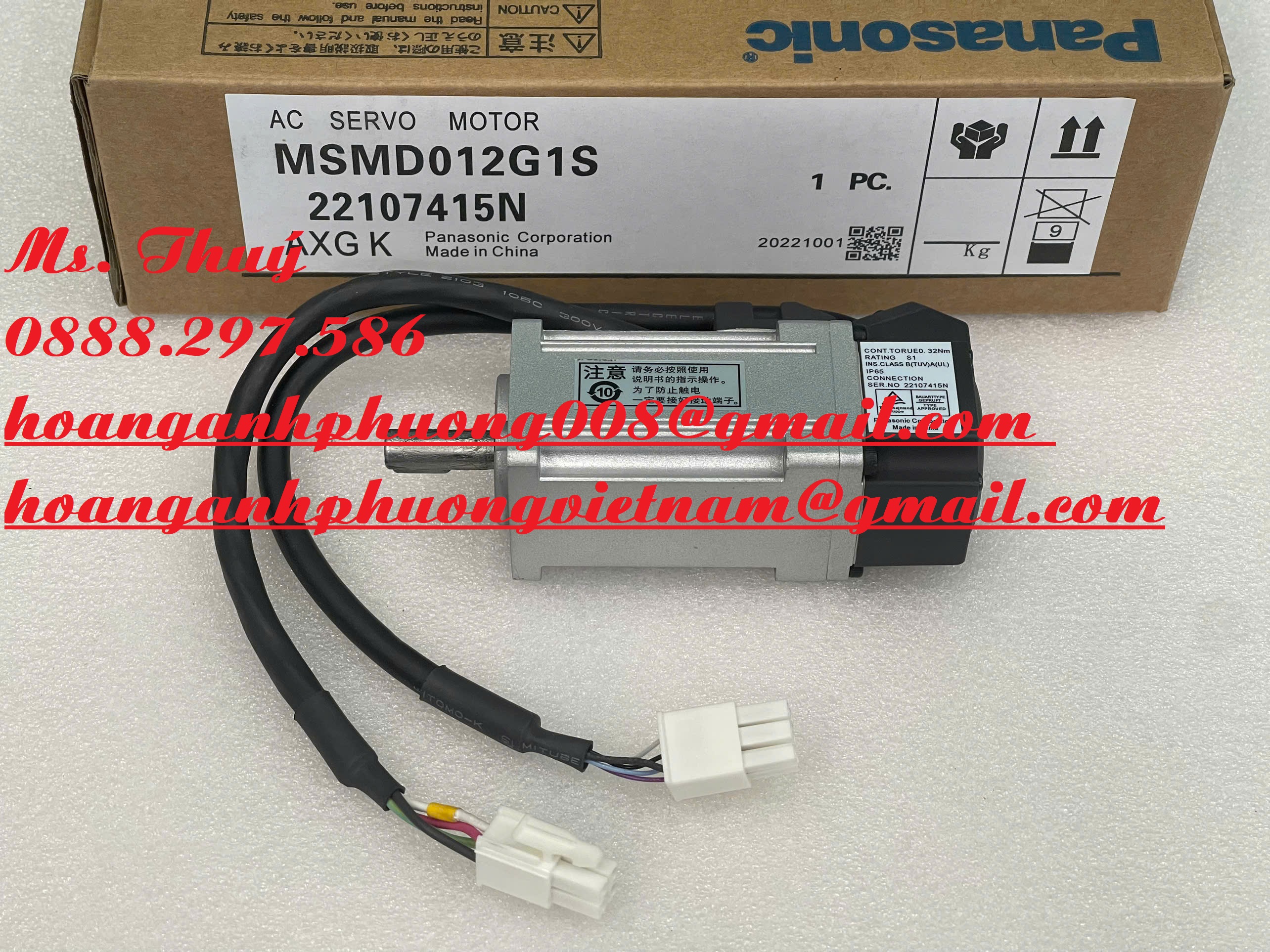 Panasonic chính hãng - MSMD012G1S - Động cơ mới 100%