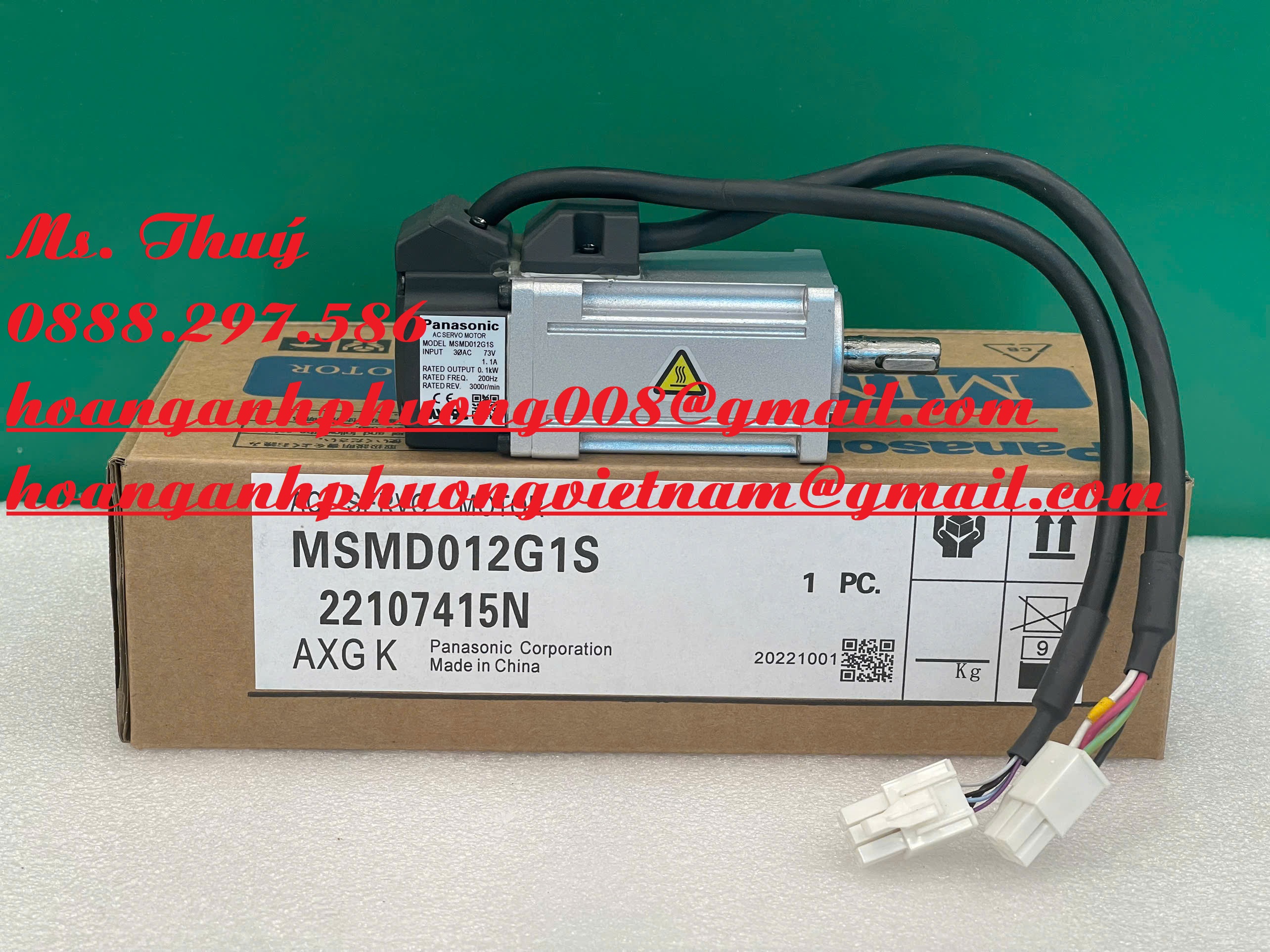 Panasonic chính hãng - MSMD012G1S - Động cơ mới 100%