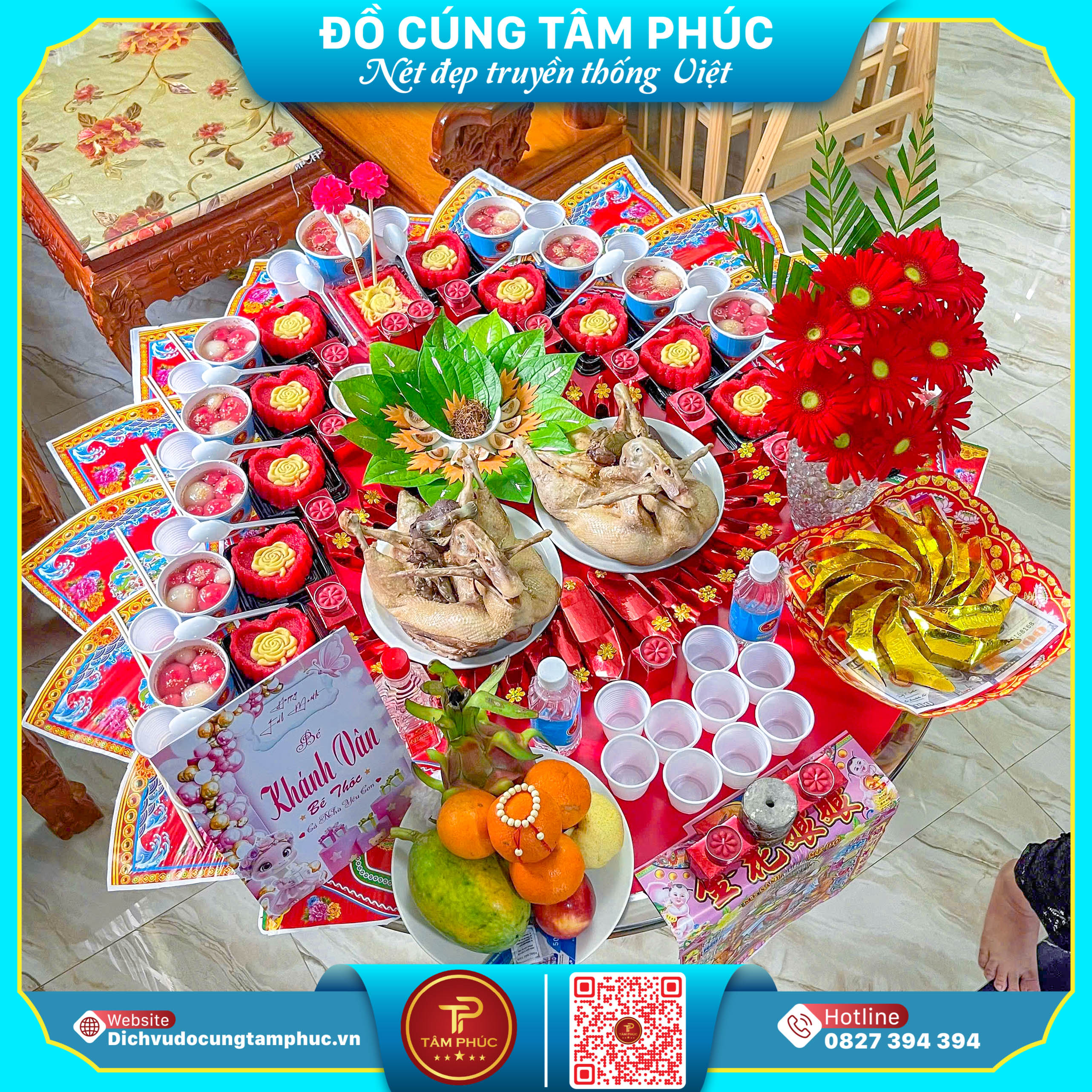 Ưu Đãi Ngập Tràn Với Mâm Cúng Mụ Trọn Gói Tại Đồ Cúng Tâm Phúc