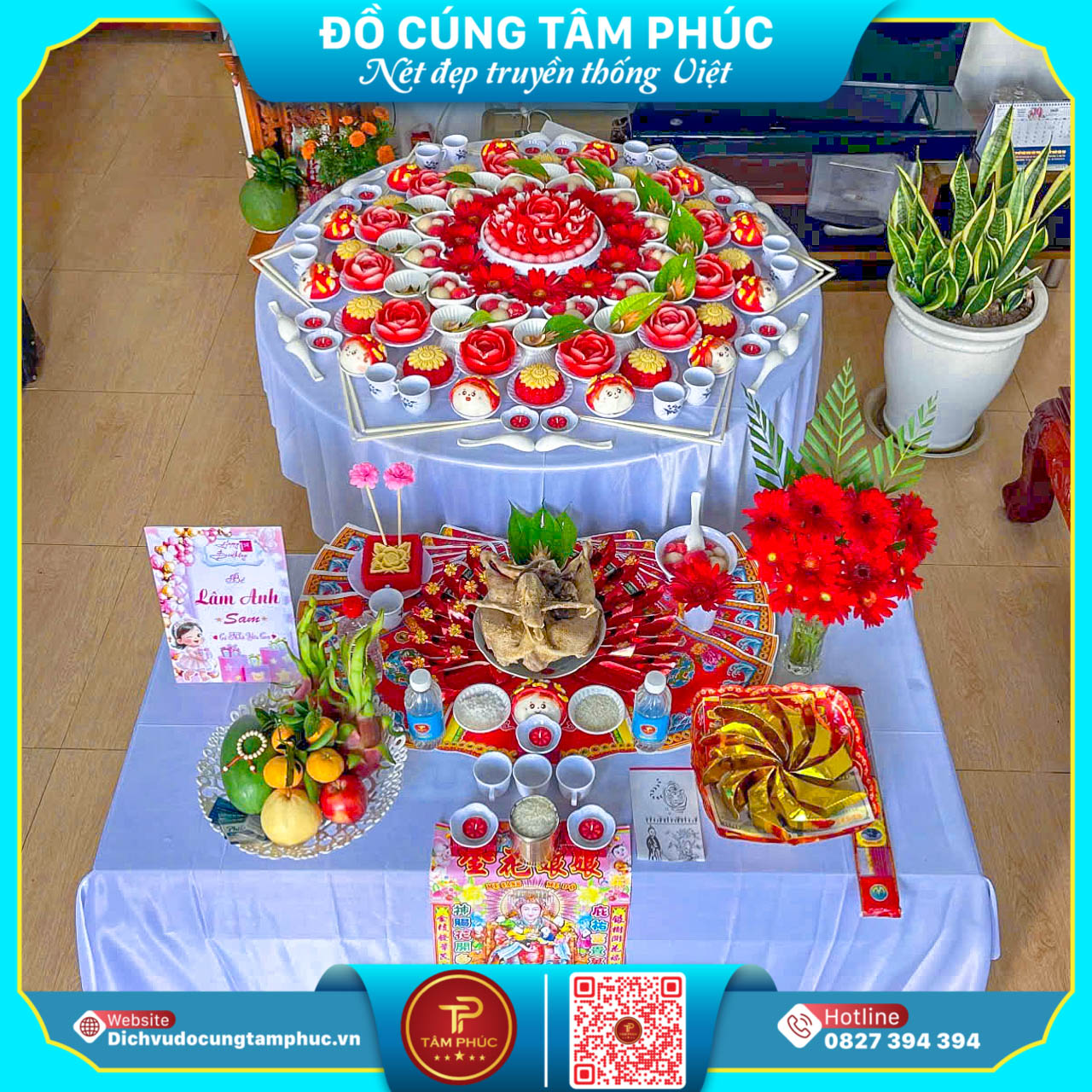 Ưu Đãi Ngập Tràn Với Mâm Cúng Mụ Trọn Gói Tại Đồ Cúng Tâm Phúc