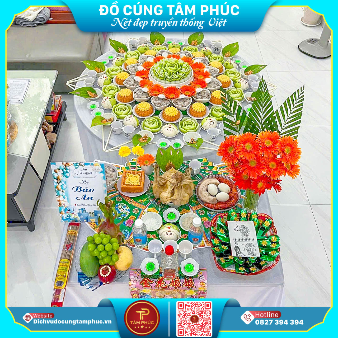 Ưu Đãi Ngập Tràn Với Mâm Cúng Mụ Trọn Gói Tại Đồ Cúng Tâm Phúc