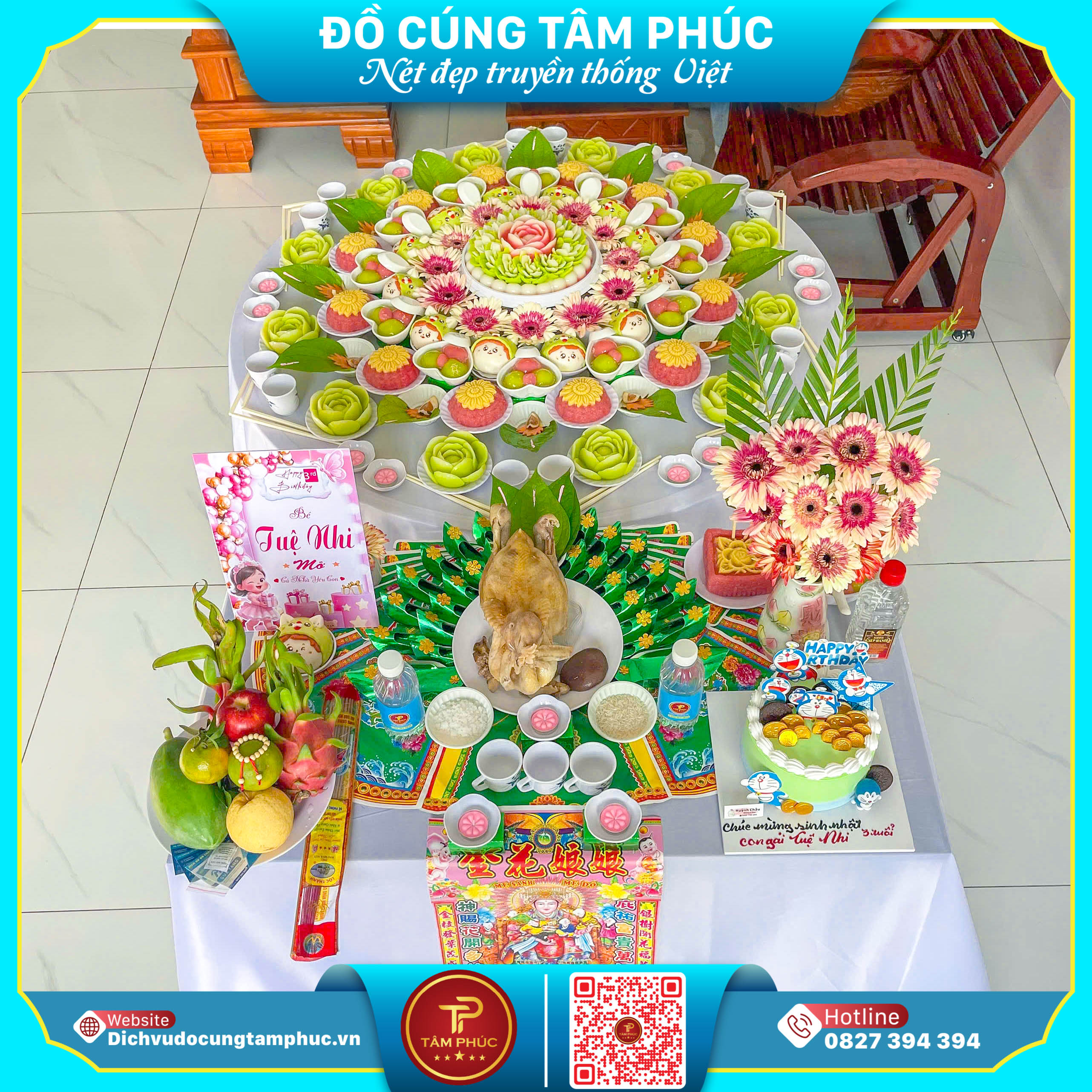 Ưu Đãi Ngập Tràn Với Mâm Cúng Mụ Trọn Gói Tại Đồ Cúng Tâm Phúc