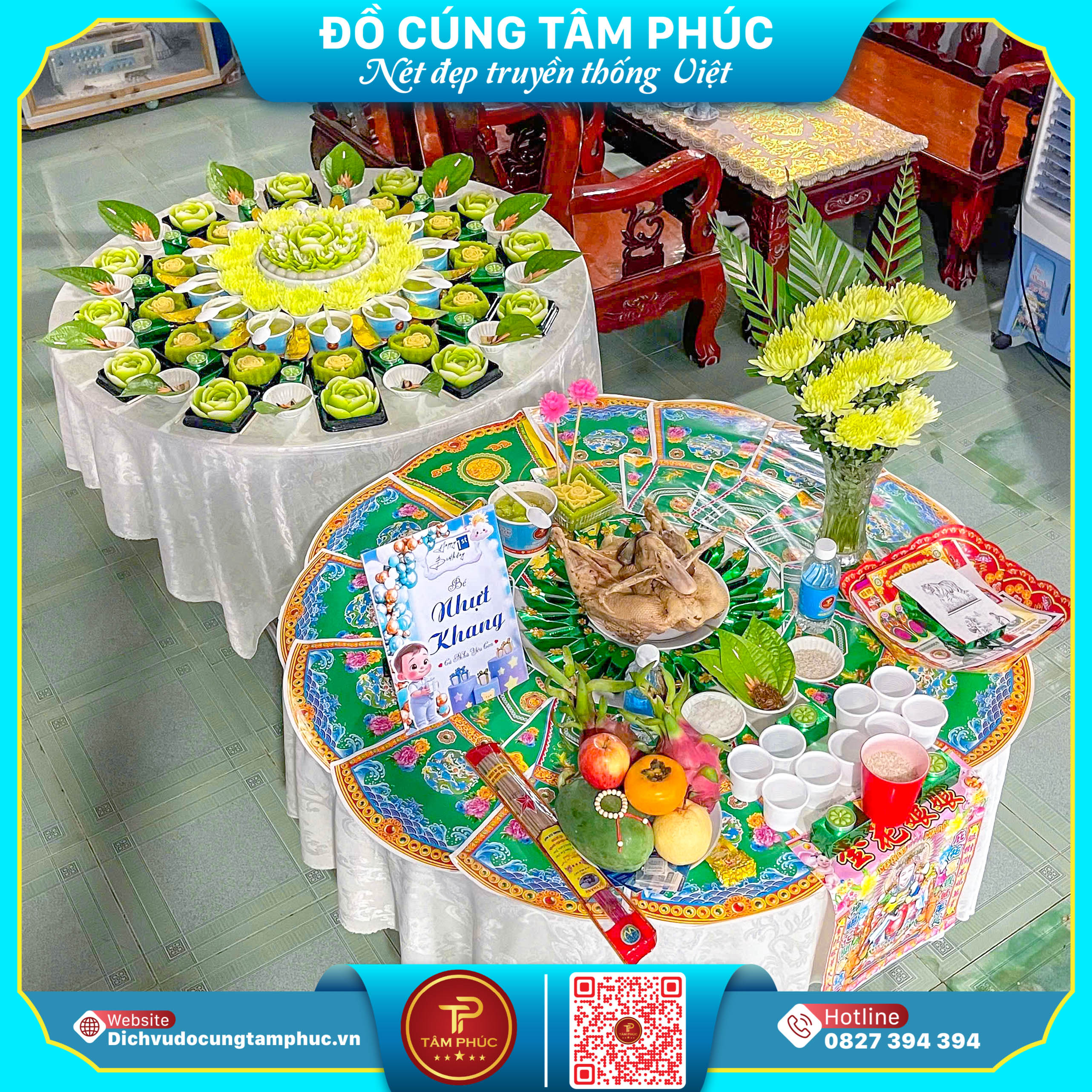 Ưu Đãi Ngập Tràn Với Mâm Cúng Mụ Trọn Gói Tại Đồ Cúng Tâm Phúc