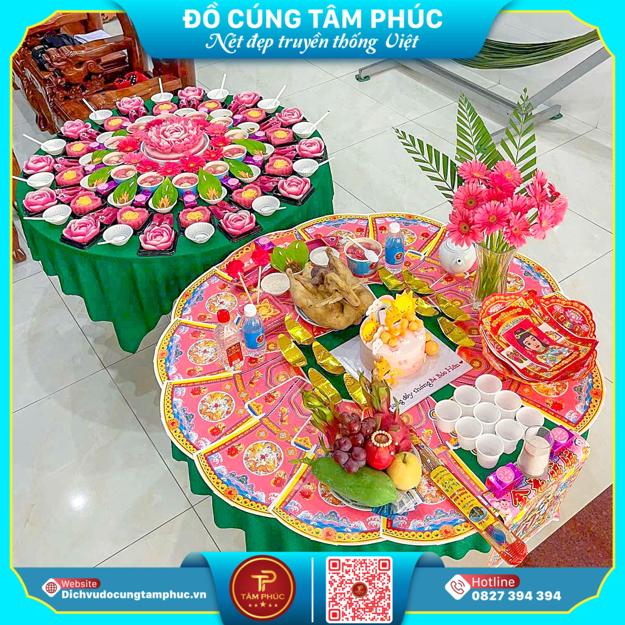 Ưu Đãi Ngập Tràn Với Mâm Cúng Mụ Trọn Gói Tại Đồ Cúng Tâm Phúc