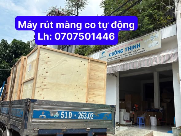 máy bọc màng co tự động bọc mỹ phẩm giá tốt