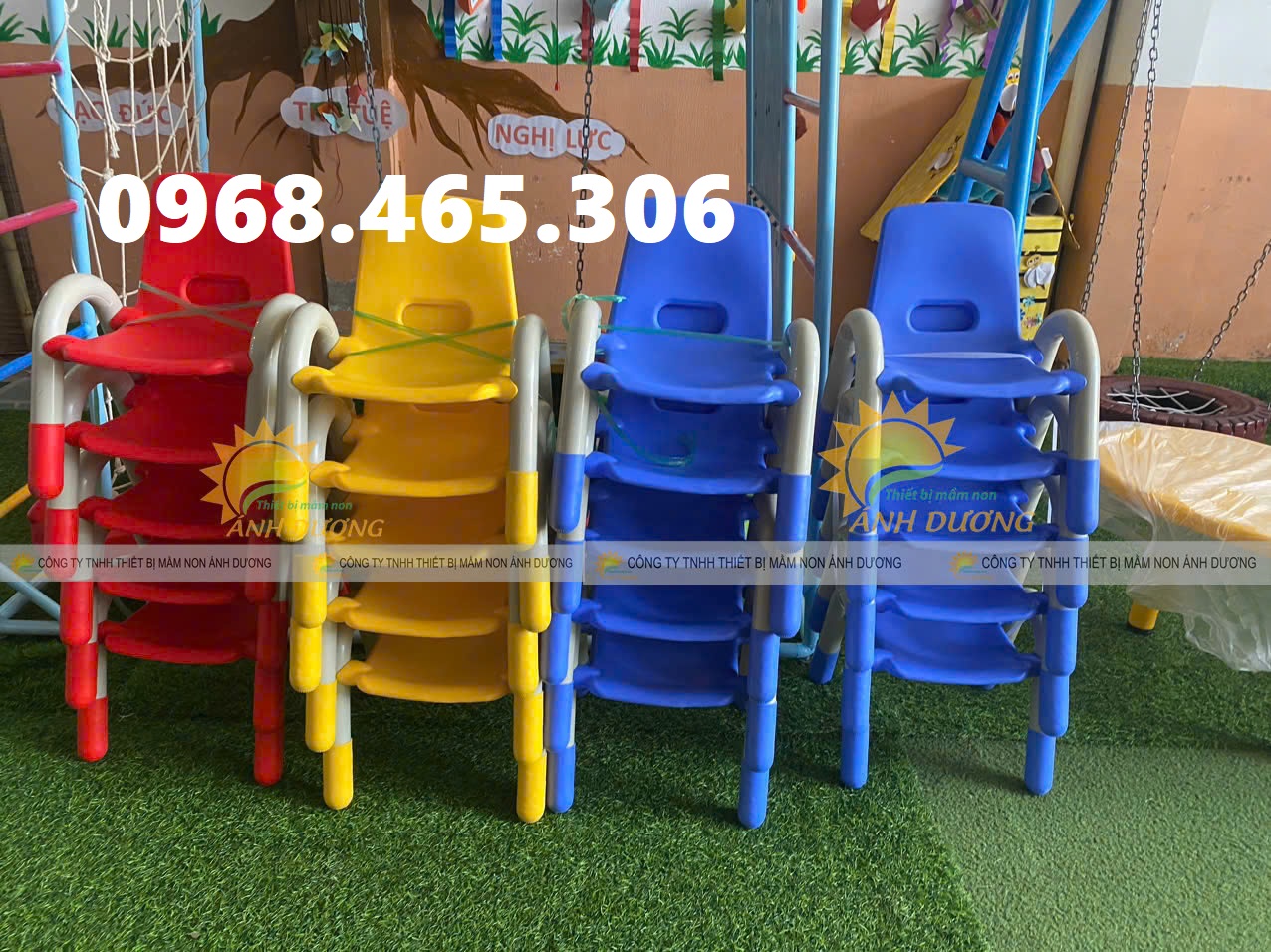 ghế tay vịn mầm non, ghế nhựa vịn tay mầm non, ghế nhà trẻ