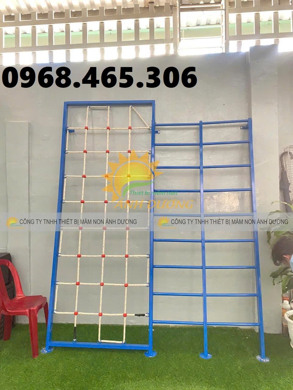 Thang leo mầm non, thang leo thể chất cho bé, thang leo cầu trượt