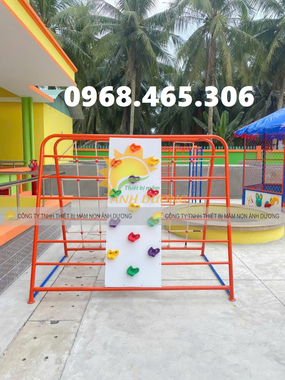 Thang leo mầm non, thang leo thể chất cho bé, thang leo cầu trượt