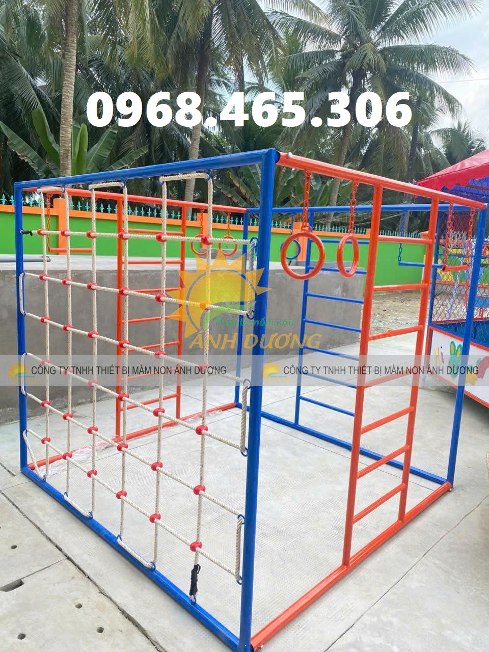 Thang leo mầm non, thang leo thể chất cho bé, thang leo cầu trượt