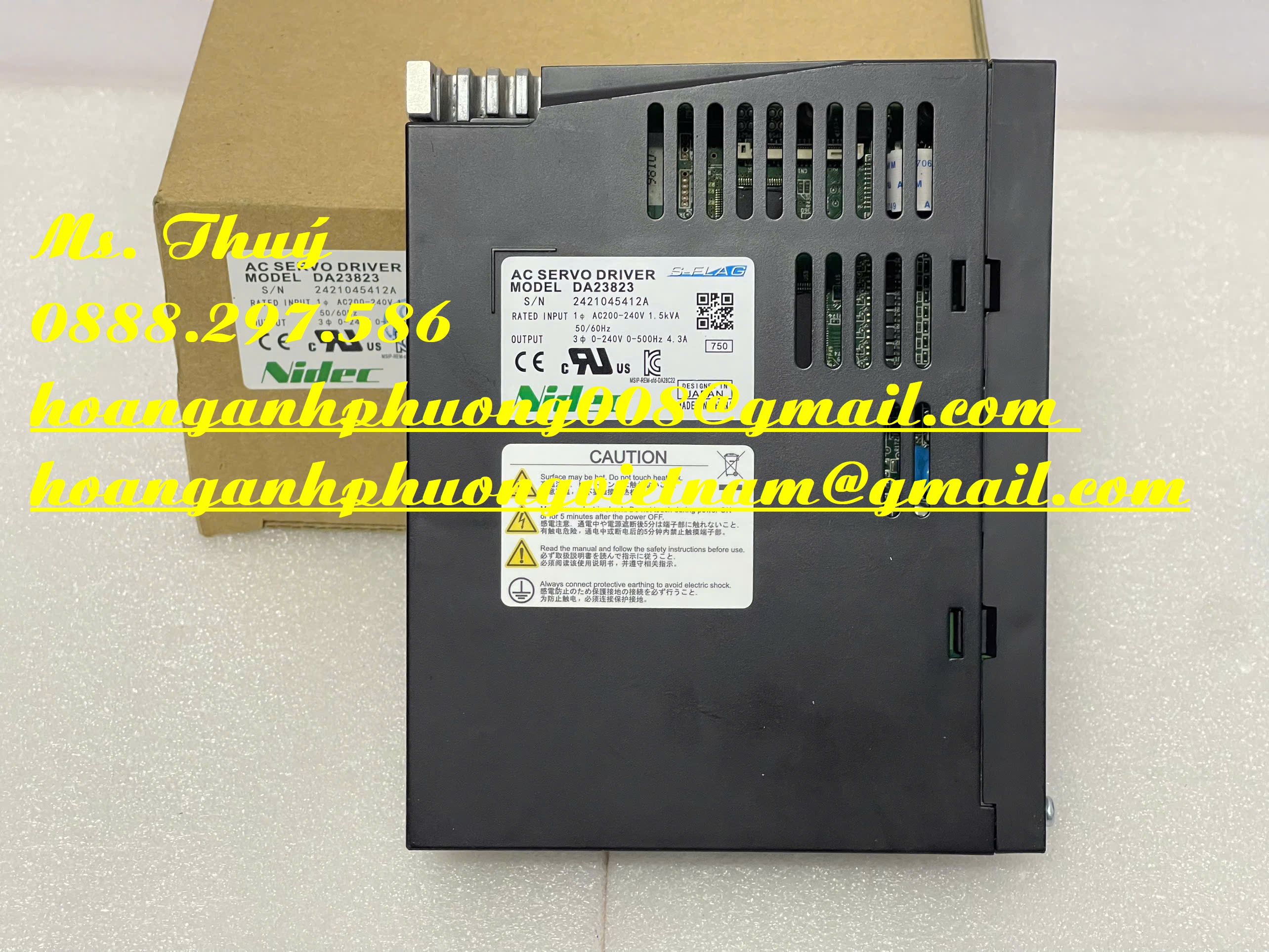 Bộ điều khiển NIDEC DA23823 - Hàng nhập giá ưu đãi