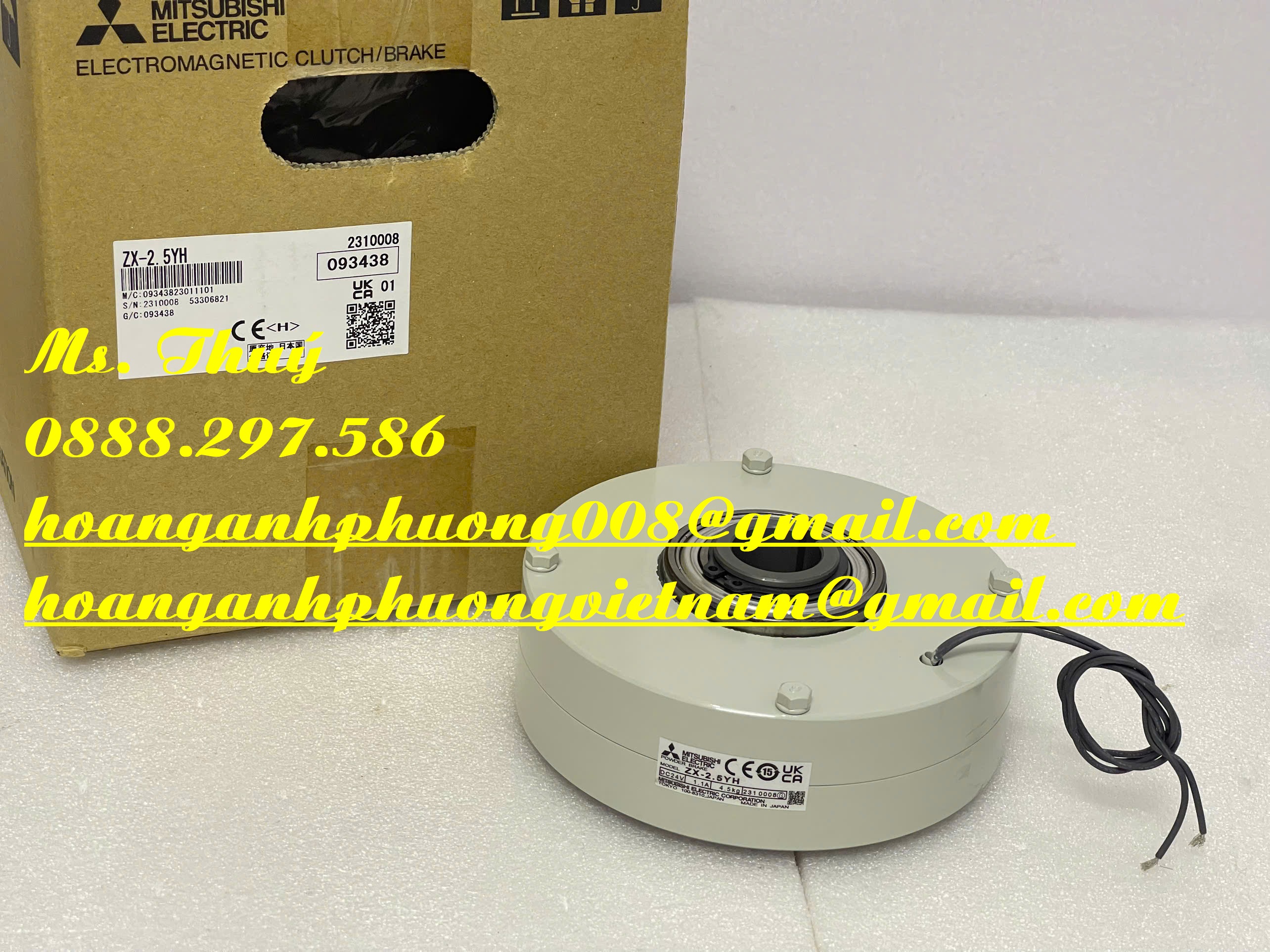 Phân phối chính hãng - Thắng từ ZX-2.5YH Mitsubishi