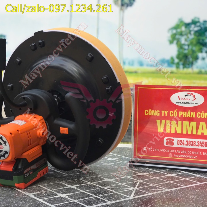 Máy xoa vữa, trát tường, khuấy sơn chạy pin Turbo TBC380