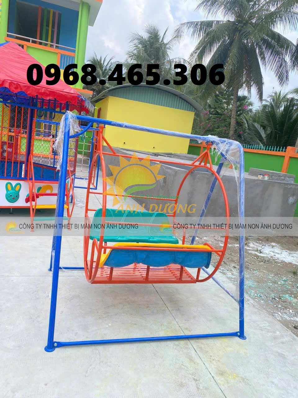 Xích đu treo mầm non, xích đu thuyền rồng mầm non, xích đu trẻ em