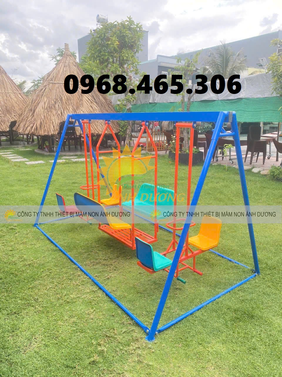 Xích đu treo mầm non, xích đu thuyền rồng mầm non, xích đu trẻ em