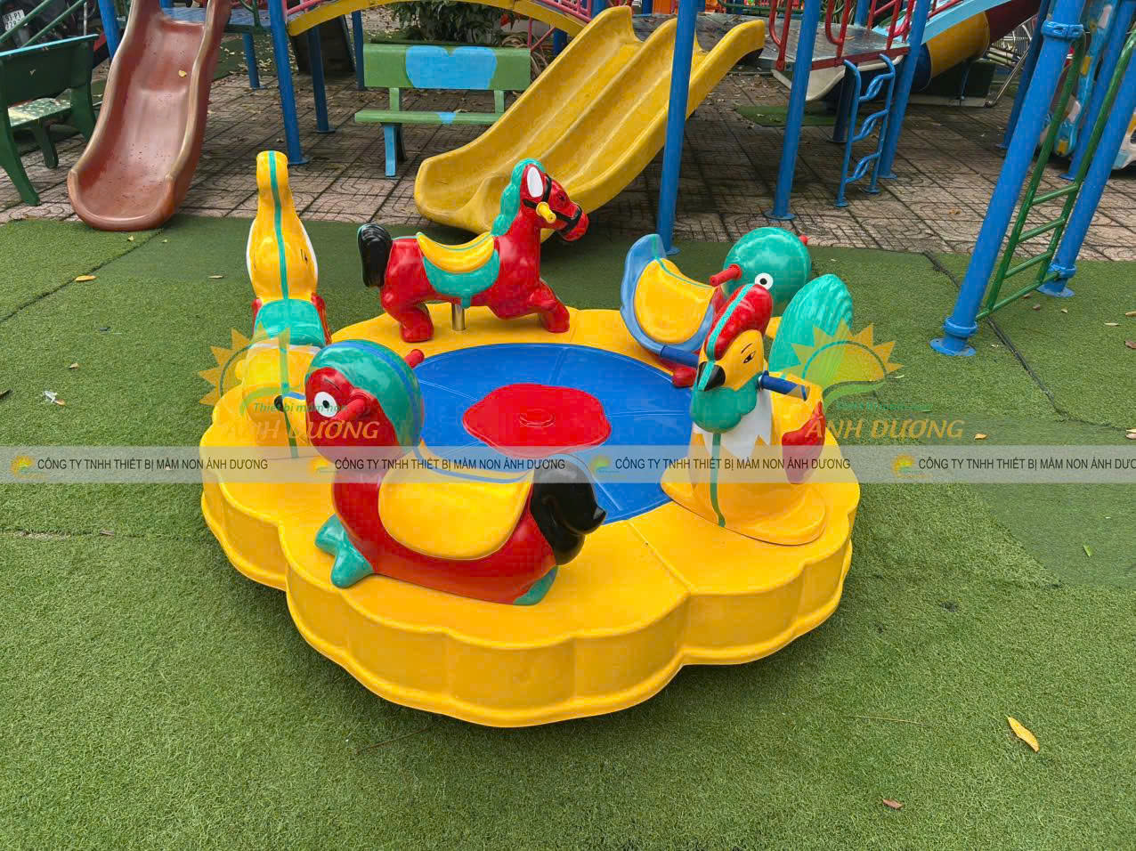 Nhà banh trẻ em, thang leo cầu trượt trẻ em ngoài trời