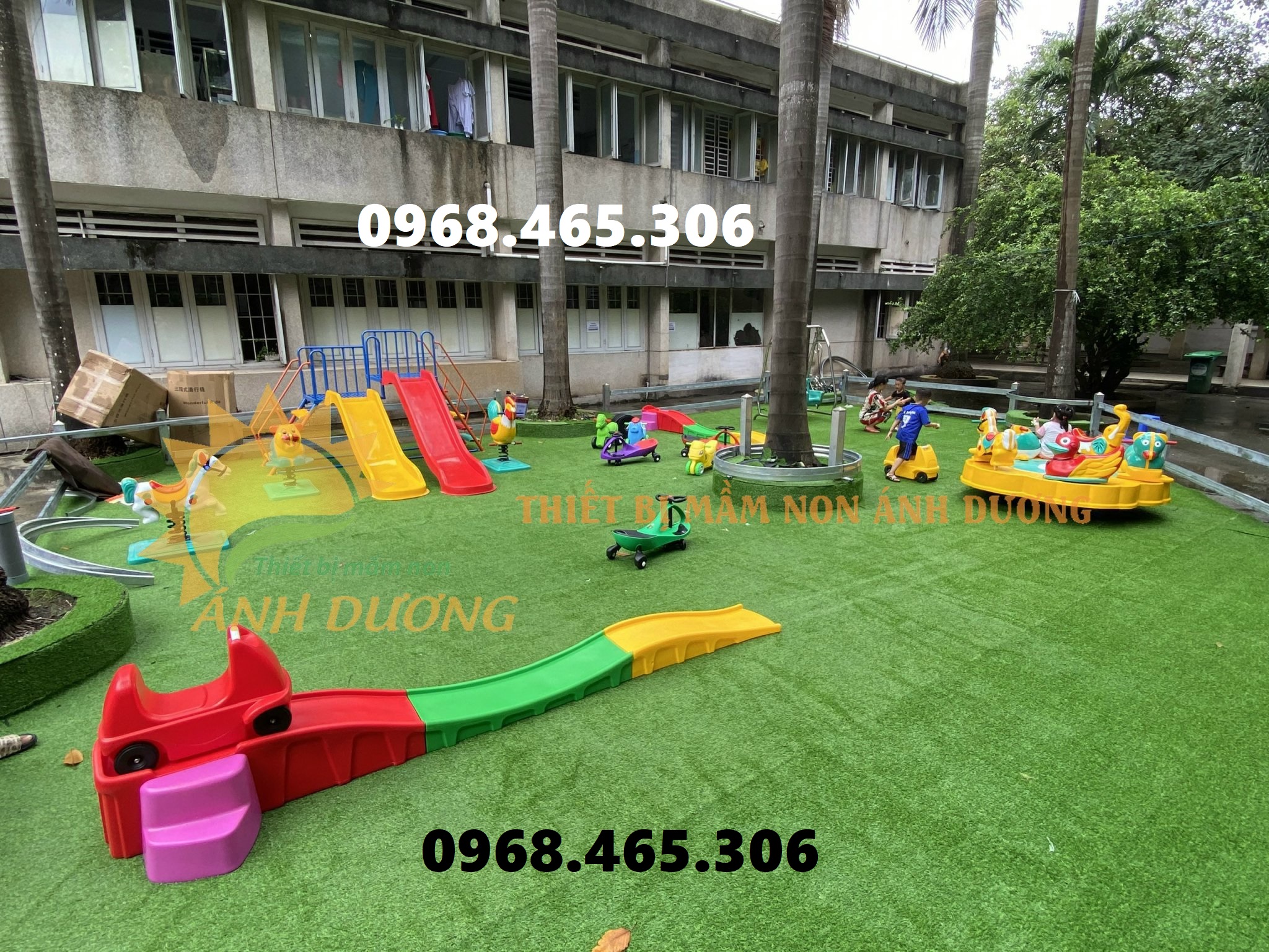 Xe trượt dốc trẻ em, bộ xe trượt đường ray cho bé nhập khẩu