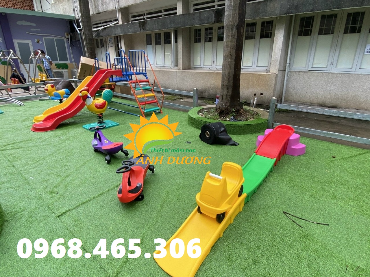 Xe trượt dốc trẻ em, bộ xe trượt đường ray cho bé nhập khẩu