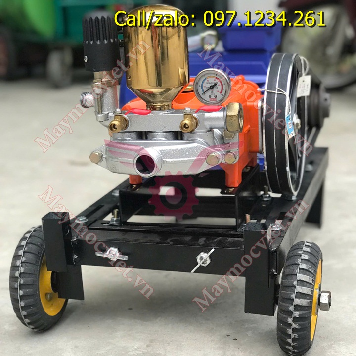 Máy rửa xe dây đai 3 pha 2.2kw - đầu xịt CS49CP