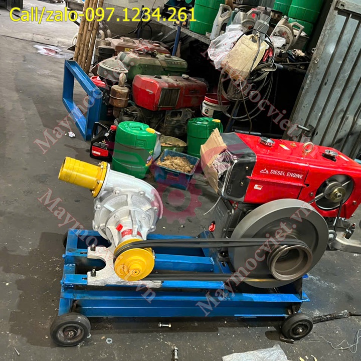 Máy bơm nước công suất lớn Văn Thể VT10 đầu nổ D24 giá rẻ