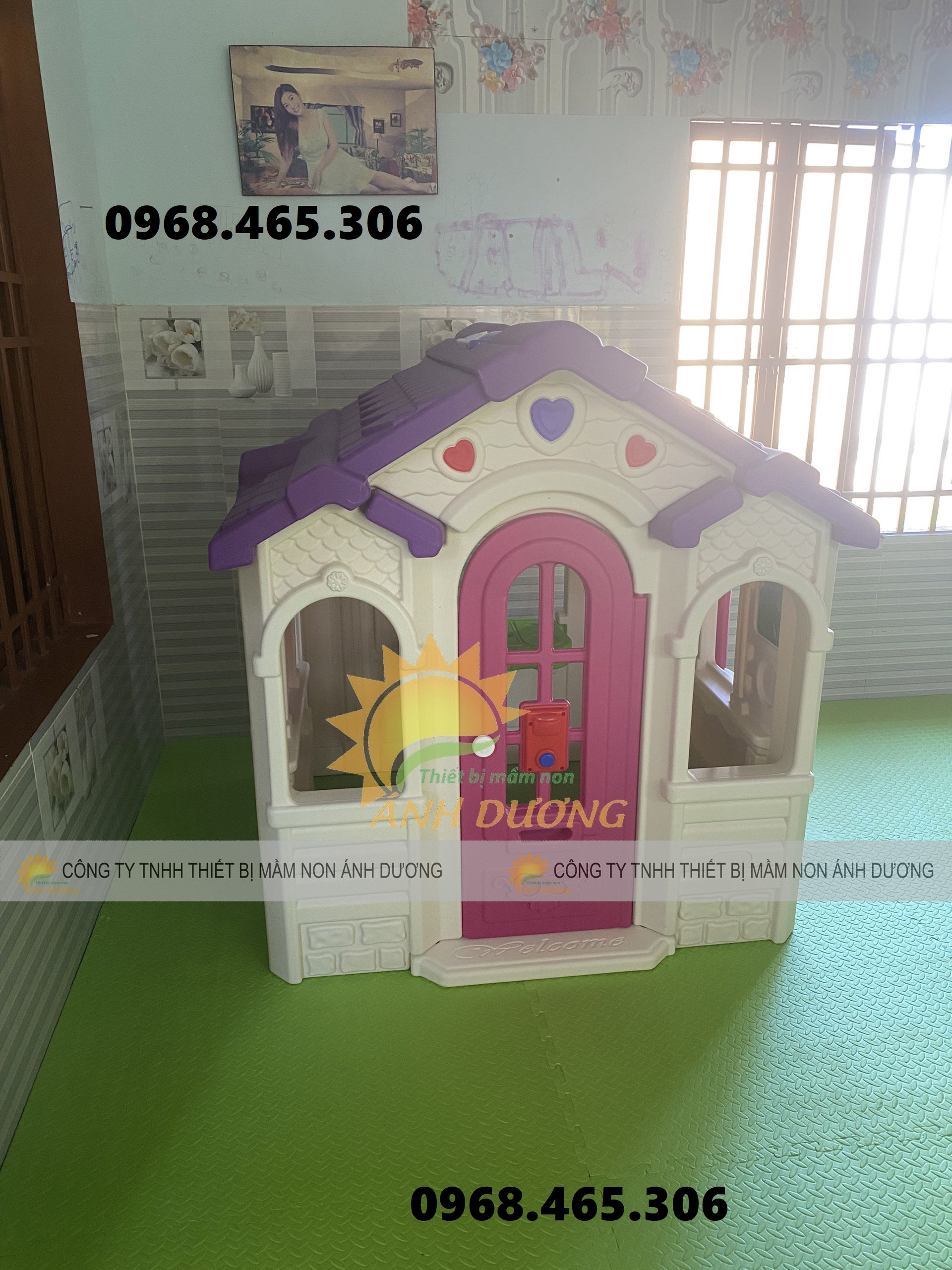 Ngôi nhà cổ tích trẻ em, nhà nhưa trẻ em nhập khẩu, ngôi nhà cho bé