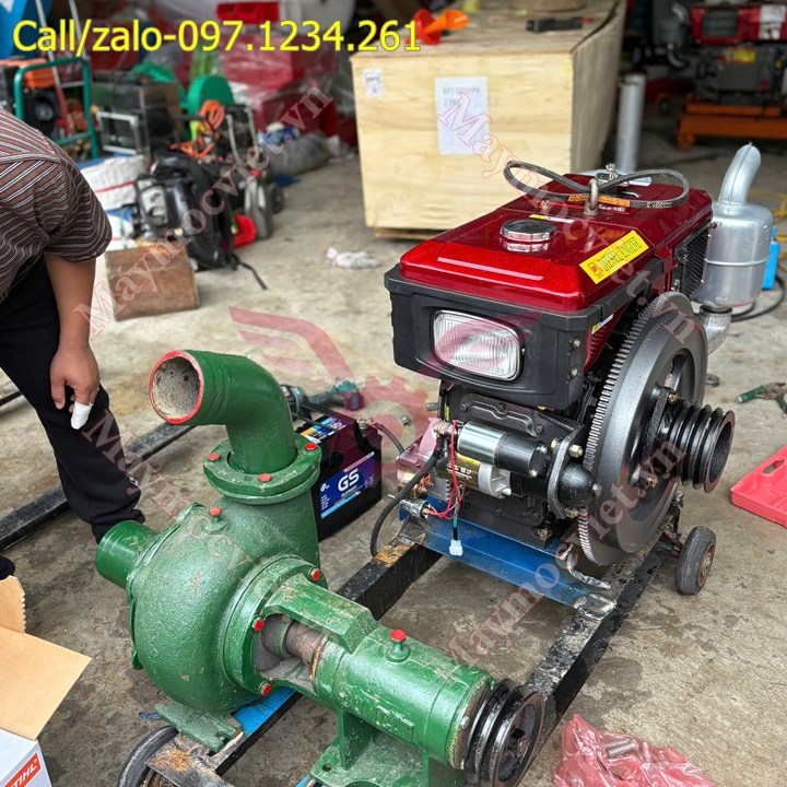 Máy bơm đầu nổ dầu D24-100 Turbo TB24100