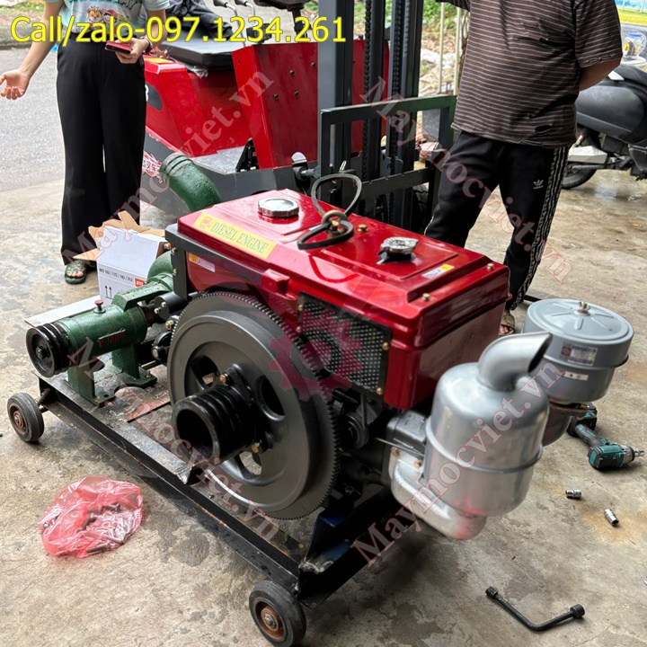 Máy bơm đầu nổ dầu D24-100 Turbo TB24100