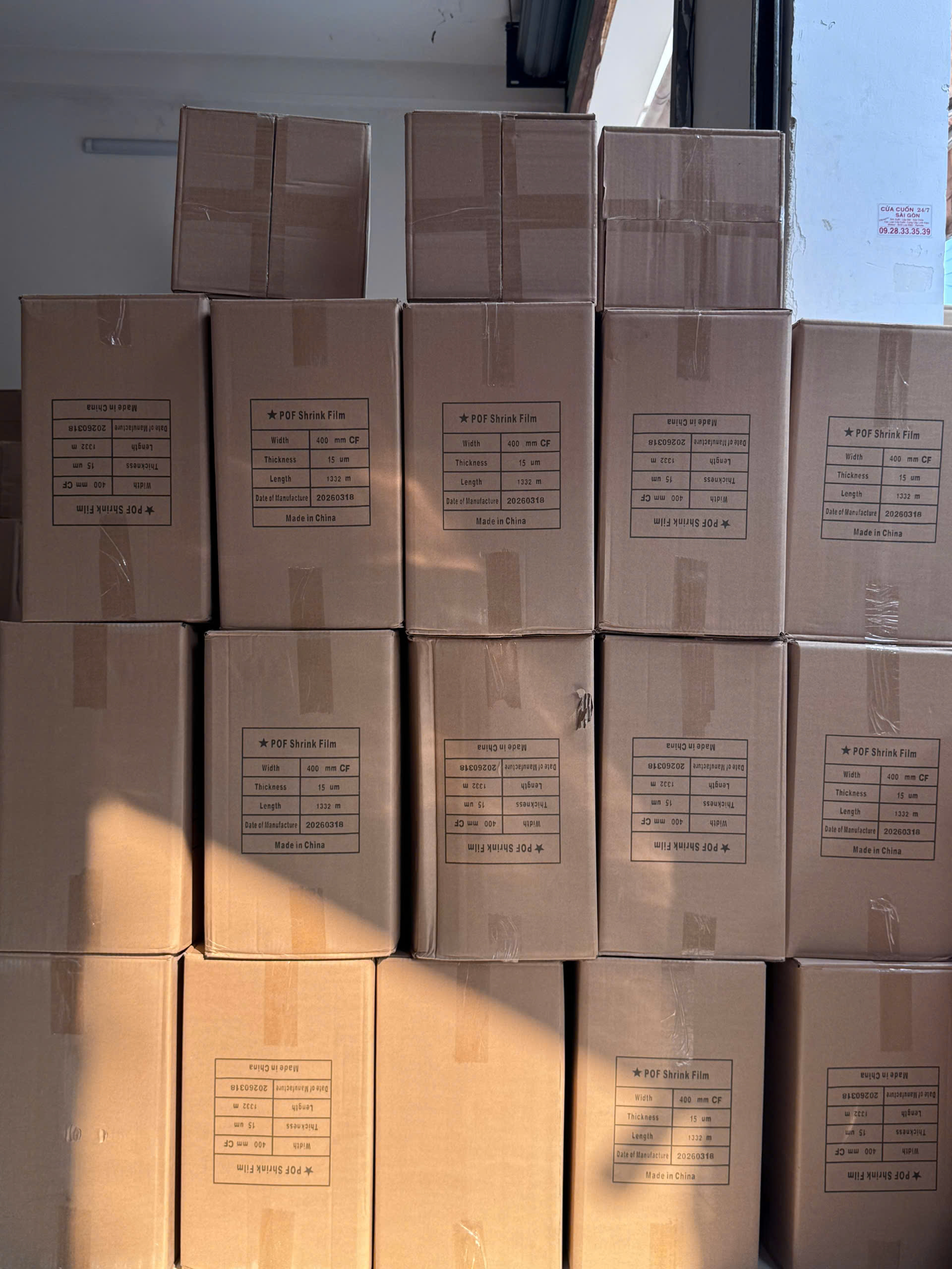 Màng co POF nhập khẩu đa dạng quy cách màng