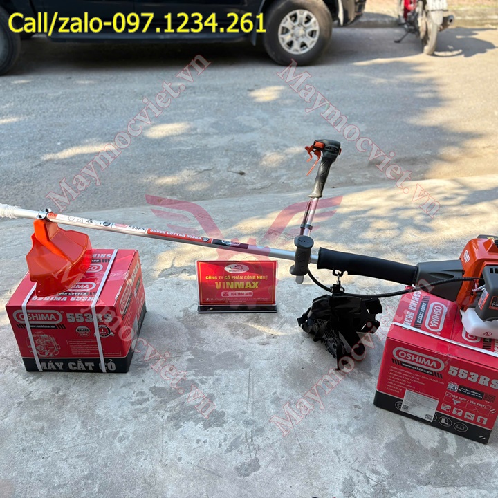 Máy cắt cỏ đeo vai 2 thì Oshima 553 RS - 2,3 kw giá rẻ
