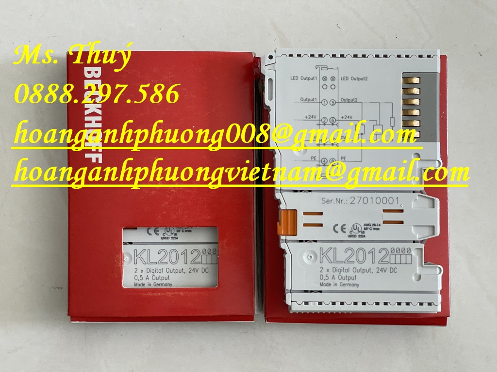 Mô đun Beckhoff KL2012 - Nhà phân phói giá tốt tại Bình Dương