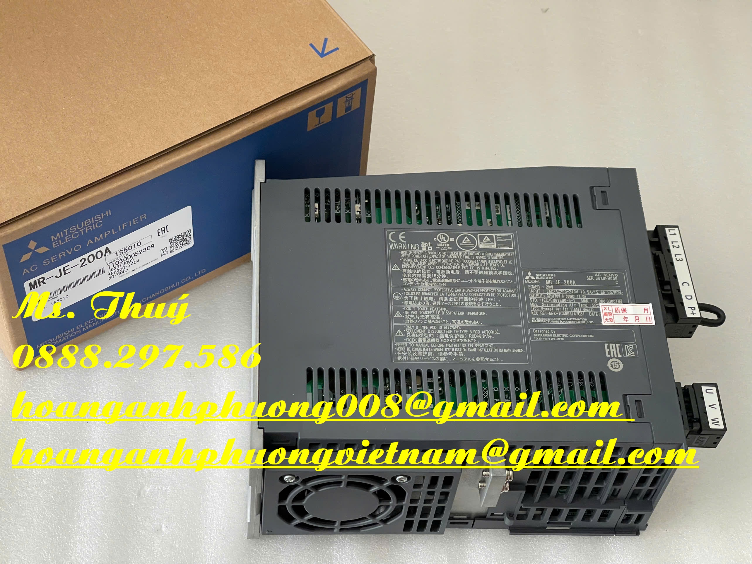 Bộ điều khiển hiệu suất cao MR-JE-200B của Mitsubishi