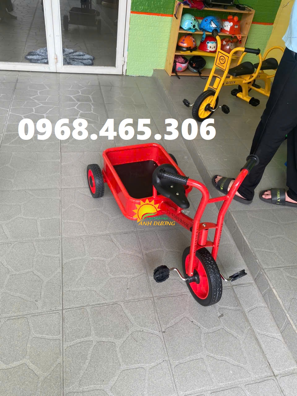 Xe đạp 3 bánh mầm non, xe đạp mầm non nhập khẩu, xe đạp 3 bánh