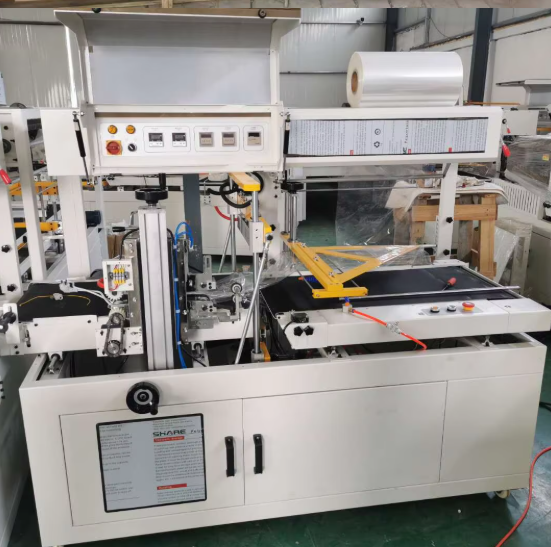máy bọc màng co tự động bọc hộp bin do đẹp chạy ổn định