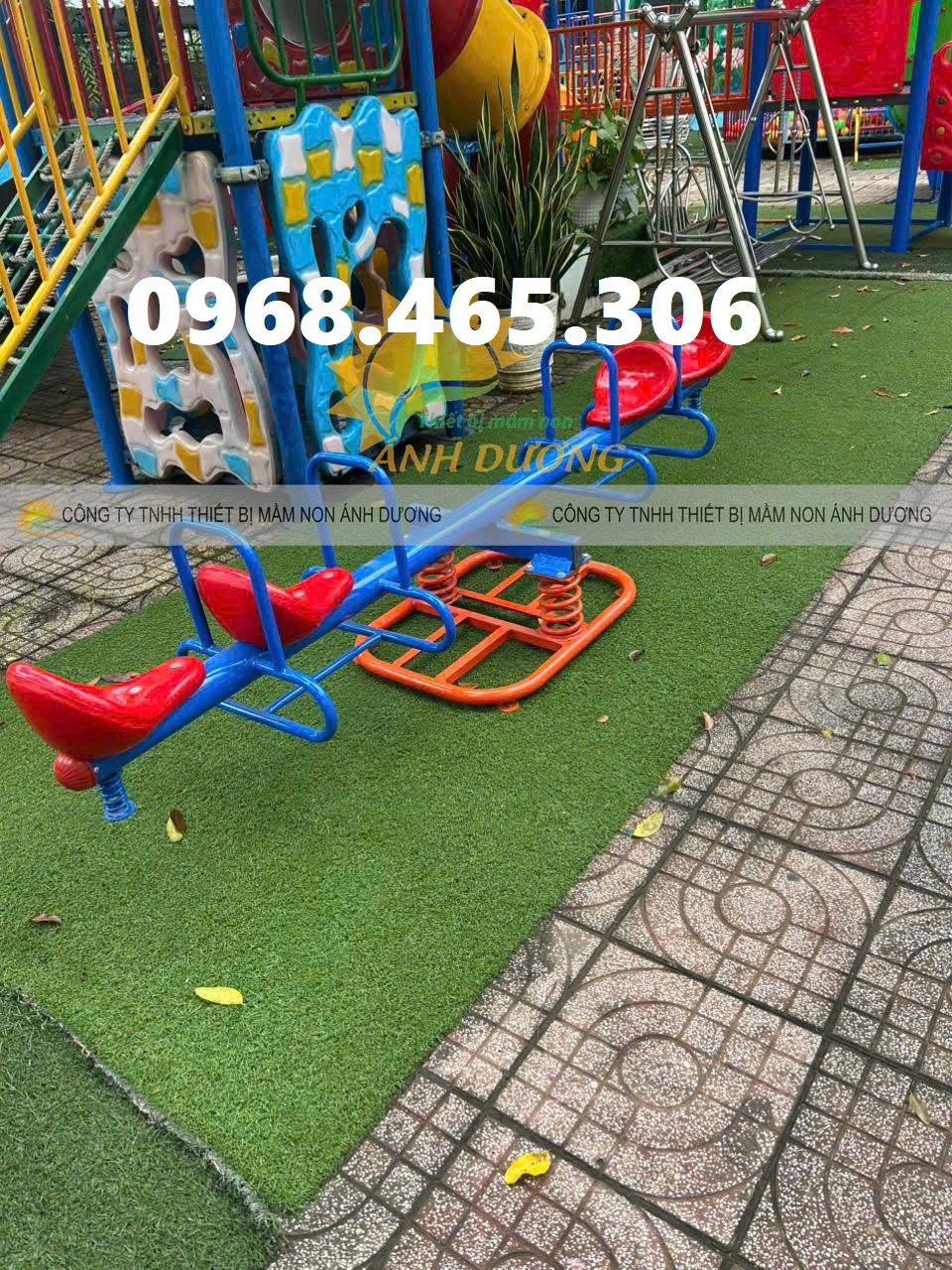 Bập bênh lò xo trẻ em, bập bênh thiên nga mầm non, bập bênh trẻ em
