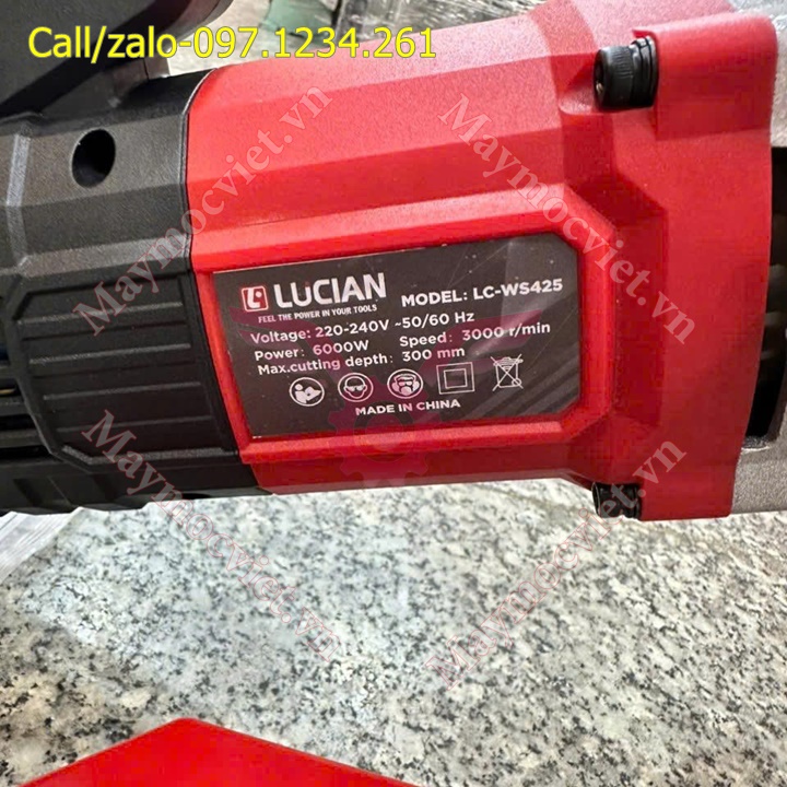 Máy cắt bê tông 400mm Lucian LC-WS425 giá rẻ