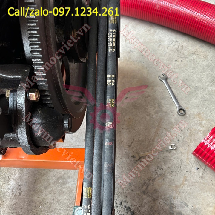 Máy hút nông sản, hút hạt 2 đầu 15m, đầu nổ 15Hp Turbo TBH15