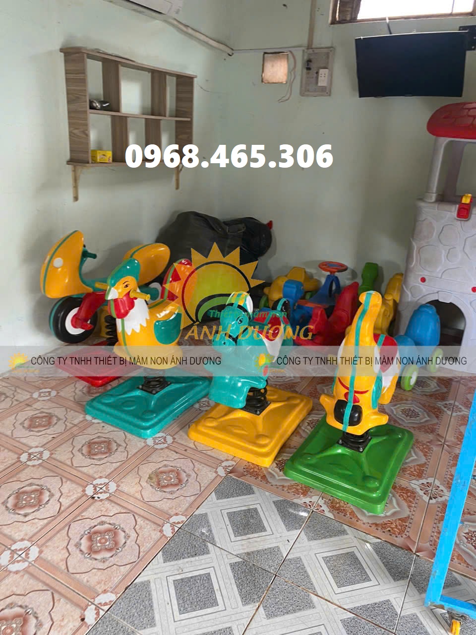 Thú nhún lò xo thiên nga, thú nhún ngựa, thú nhún gà trẻ em giá rẻ