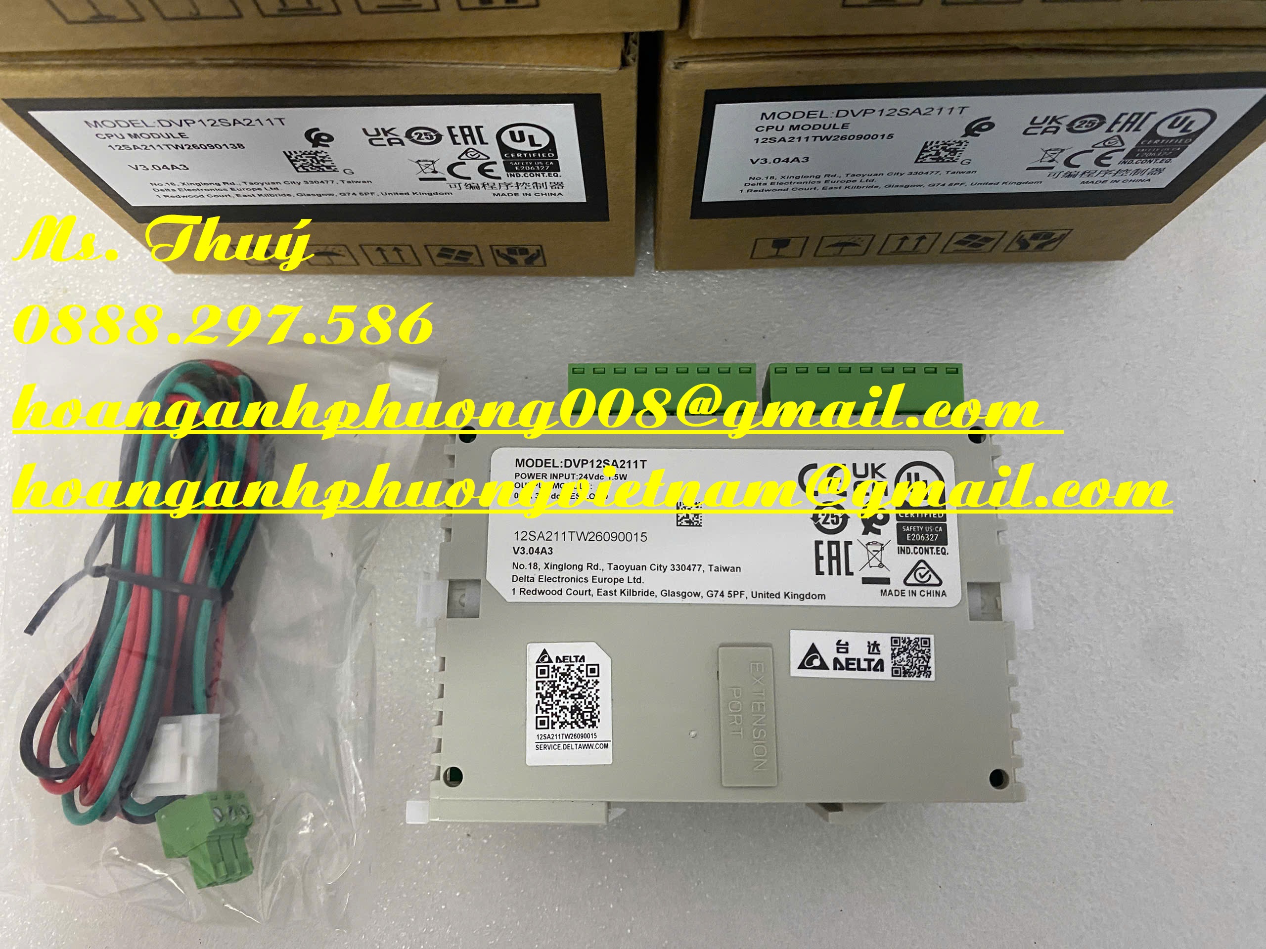 Bộ lập trình DVP12SA211T của hãng Delta - New 100%