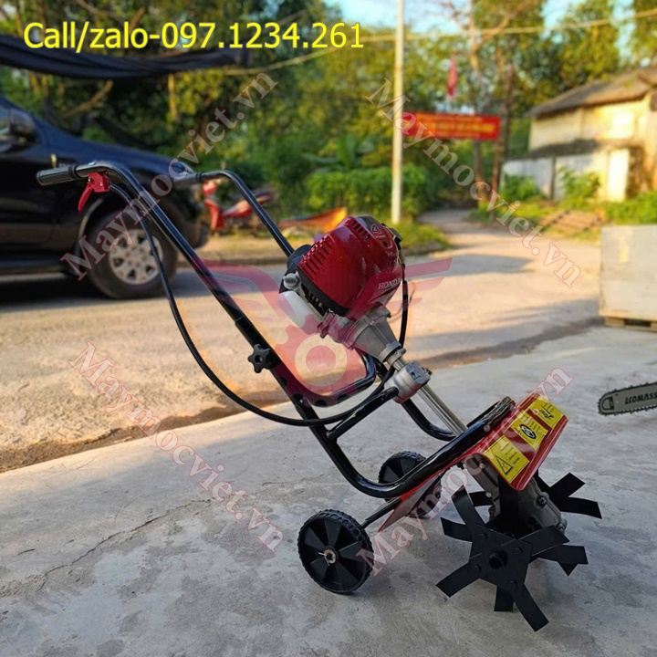 Máy sạc cỏ vuông 4 thì đẩy tay giá rẻ của Vinmax