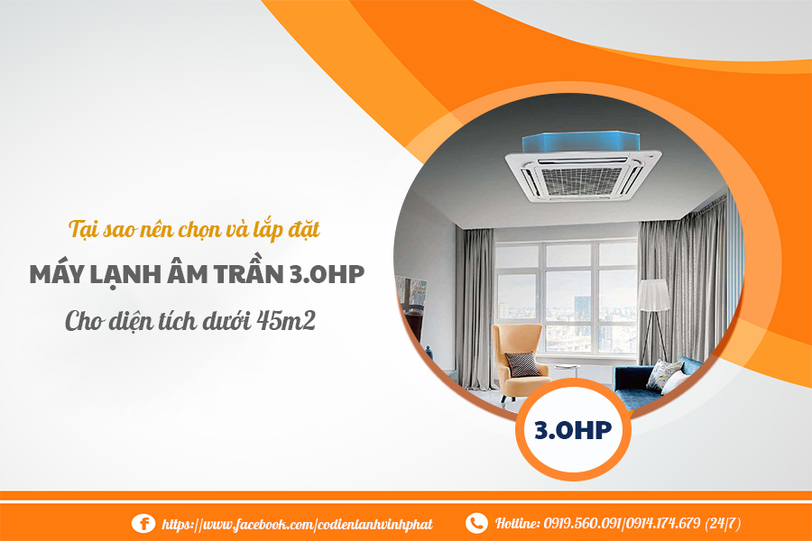 Đơn vị thi công Điều hòa âm trần công suất 3HP chuyên nghiệp, uy tín