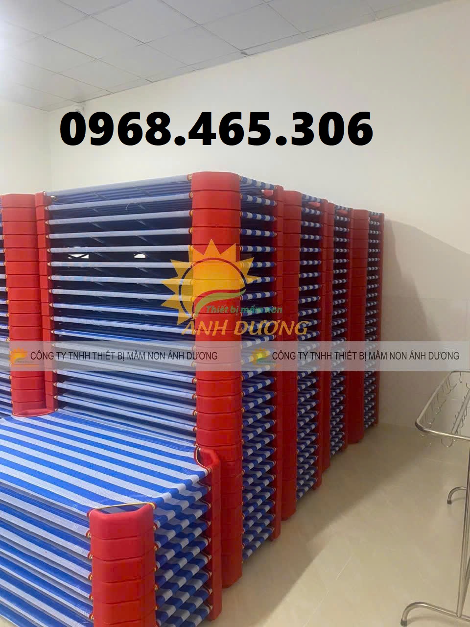 Giường lưới mầm non giá rẻ, giường lưới trẻ em chất lượng cao