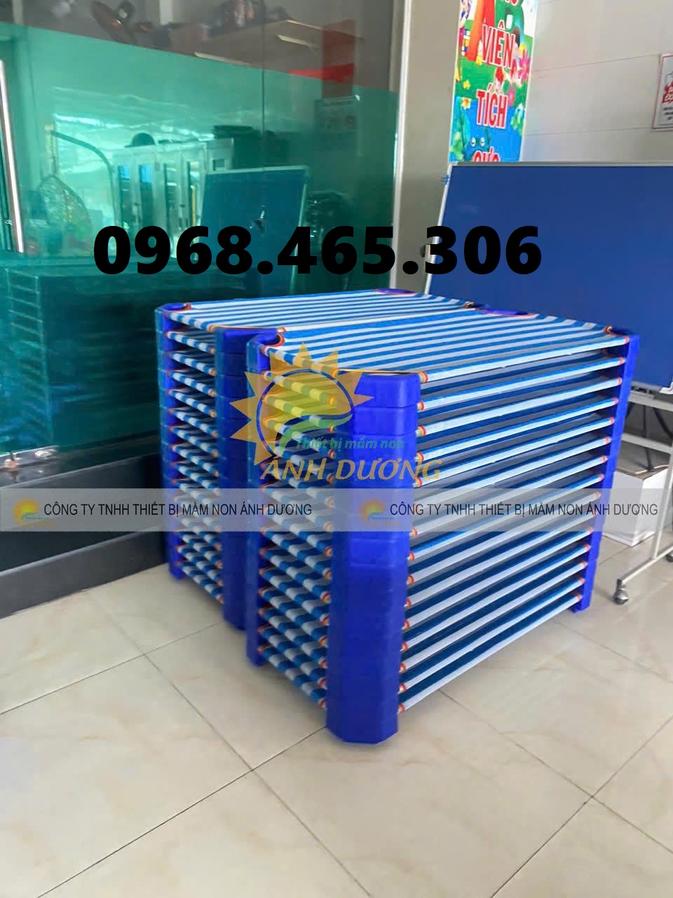 Giường lưới mầm non giá rẻ, giường lưới trẻ em chất lượng cao