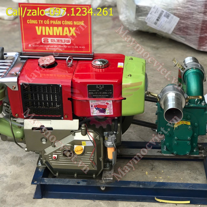 Máy hút bùn 2 họng D10 mát gió đề điện phi 76 Turbo TB1076
