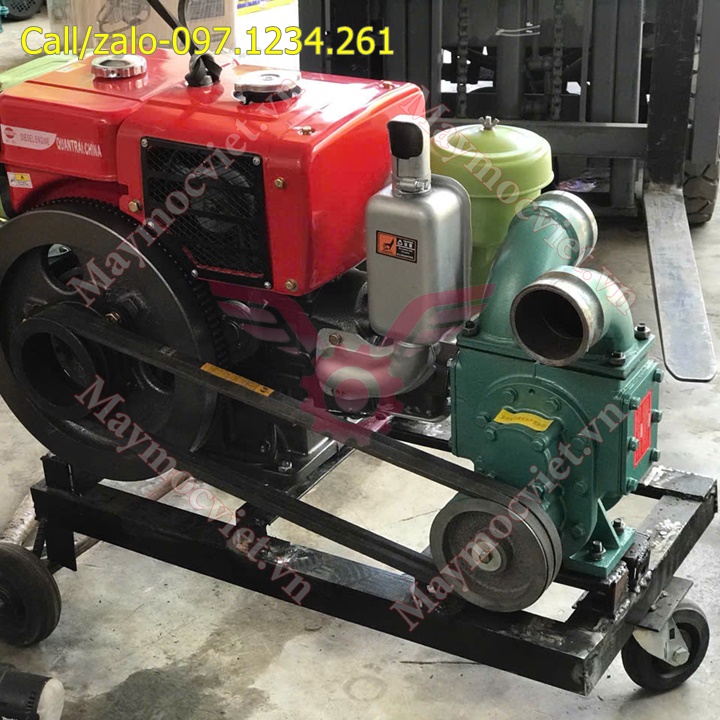 Hút bùn, chất thải chạy dầu D10 đề điện mát gió họng 76