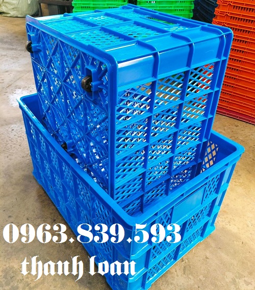 Rổ nhựa shipper chở hàng xe máy, sóng nhựa giao hàng / 0963.839.593