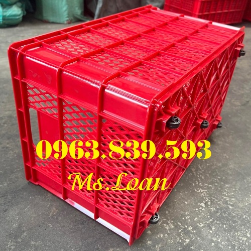 Rổ nhựa shipper chở hàng xe máy, sóng nhựa giao hàng / 0963.839.593