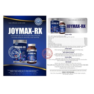 Joymax Rx – Giảm đau xương khớp nhanh chóng