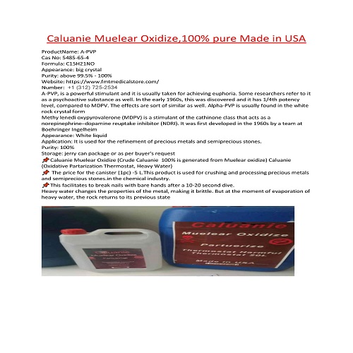 ISOCYANIC ACID A-B CALUANIE  LEGAL BUY CALUANIE HEAVY WATER