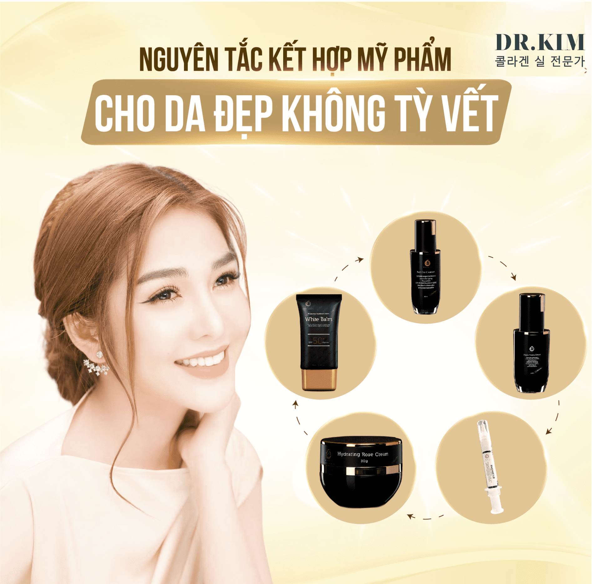 Dr.Kim: Bộ Mỹ phẩm Hàn Quốc Aura Skin - bí quyết chăm sóc da 